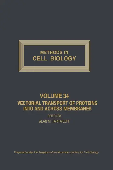 Cover of Vectorial Transport of Proteins into and across Membranes
