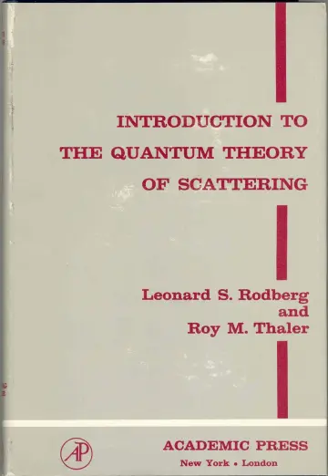 Cover of Introduction to the Quantum Theory of Scattering