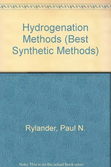 Cover of Hydrogenation Methods