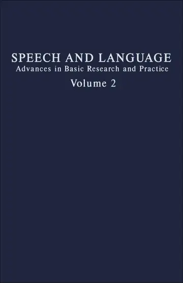 Cover of Speech and Language