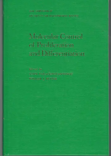 Cover of Molecular Control of Proliferation and Differentiation