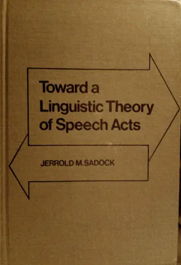 Cover of Toward a Linguistic Theory of Speech Acts