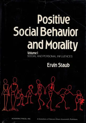 Cover of Positive Social Behavior and Morality