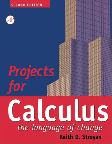 Cover of Projects for Calculus the Language of Change