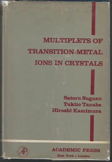 Cover of Multiplets of Transition-Metal Ions in Crystals