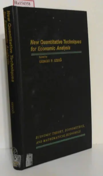 Cover of New Quantitative Techniques for Economic Analysis