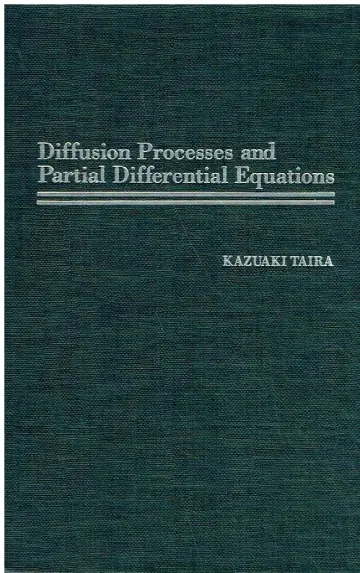 Cover of Diffusion Processes and Partial Differential Equations