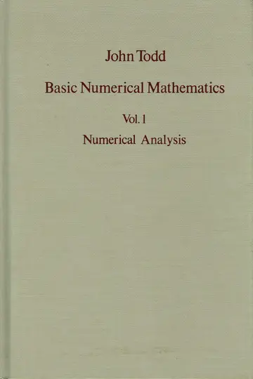 Cover of Basic numerical mathematics