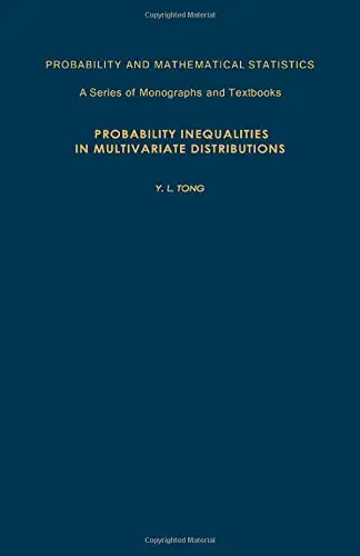 Cover of Probability Inequalities in Multivariate Distributions
