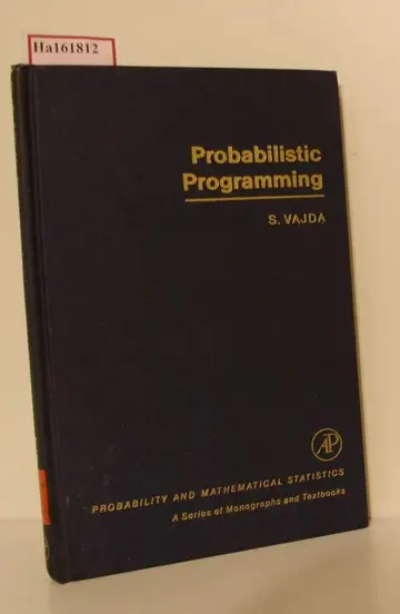 Cover of Probabilistic Programming