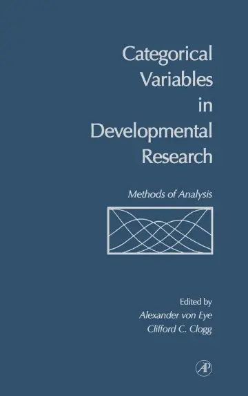 Cover of Categorical Variables in Developmental Research