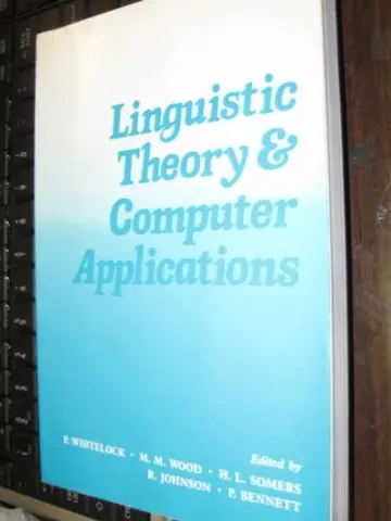 Cover of Linguistic Theory and Computer Applications