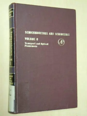 Cover of Transport and Optical Phenomena (v. 8)