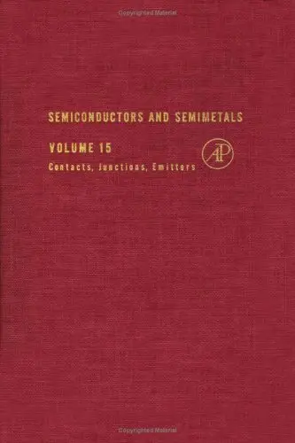 Cover of Contacts, Junctions, Emitters (v. 15)