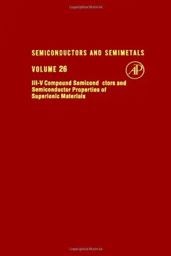 Cover of Compound Semiconductors and Semiconductor Properties of Superionic Materials (v. 26)