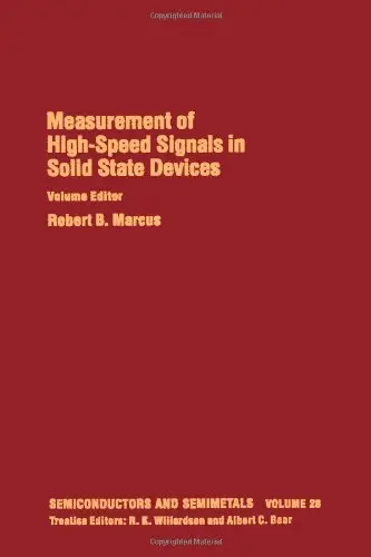 Cover of Measurement of High Speed Signals in Solid State Devices (v. 28)