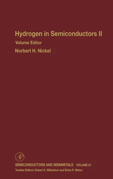 Cover of Hydrogen in Semiconductors II