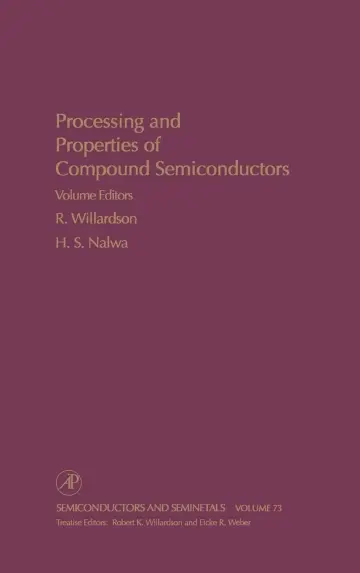 Cover of Processing and Properties of Compound Semiconductors