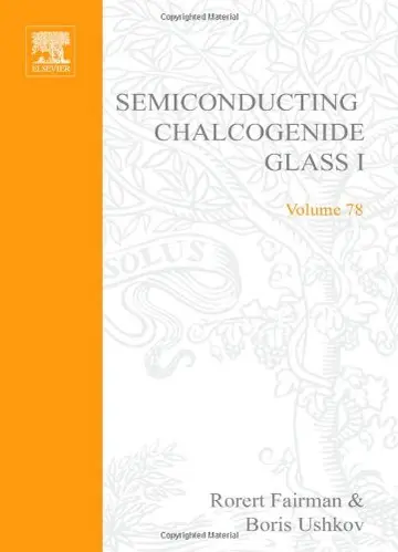 Cover of Semiconducting Chalcogenide Glass I