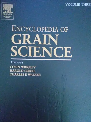 Cover of Encyclopedia of Grain Science Vol 3