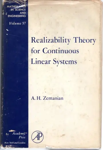 Cover of Realizability Theory for Continuous Linear Systems