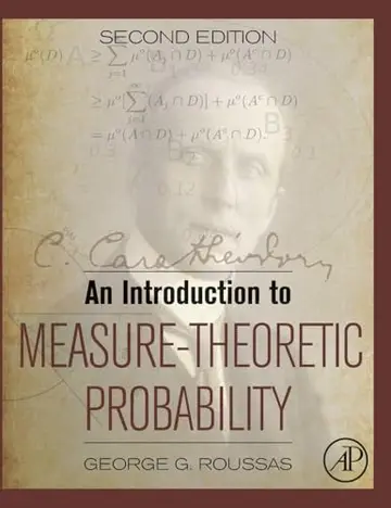 Cover of An Introduction to Measure -Theoretic Probability