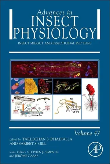 Cover of Advances in Insect Physiology Insect Midgut and Insecticidal Proteins Vol 47
