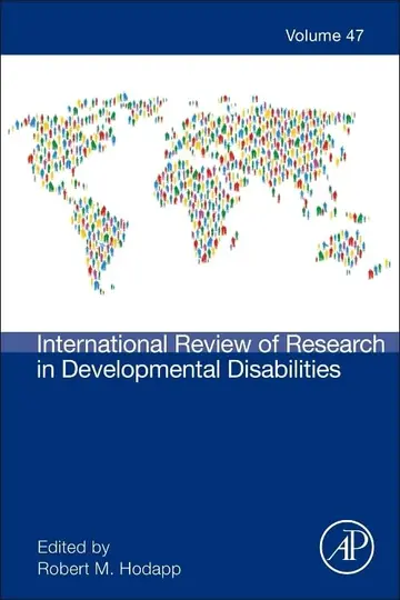 Cover of International Review of Research in Developmental Disabilities