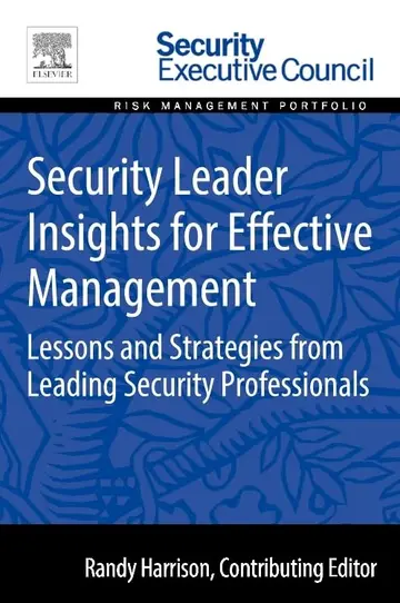 Cover of Security Leader Insights for Effective Management