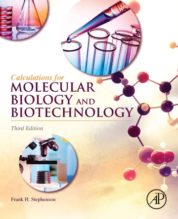 Cover of Calculations for Molecular Biology and Biotechnology, 3Rd Edition