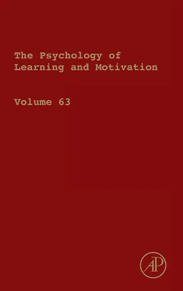 Cover of Psychology of Learning and Motivation (63)