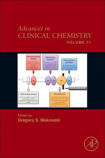 Cover of Advances in Clinical Chemistry