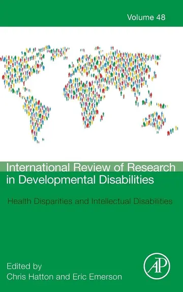 Cover of Health Disparities and Intellectual Disabilities (48)