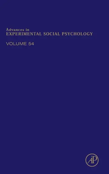 Cover of Advances in Experimental Social Psychology (54)