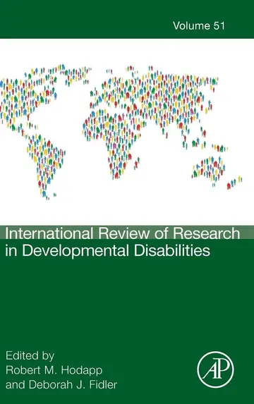 Cover of International Review of Research in Developmental Disabilities