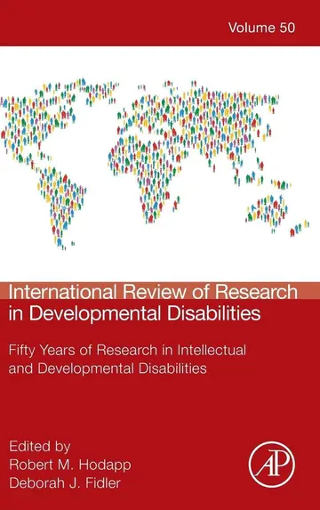 Cover of International Review of Research in Developmental Disabilities