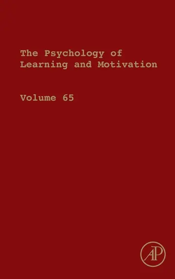 Cover of Psychology of Learning and Motivation (65)