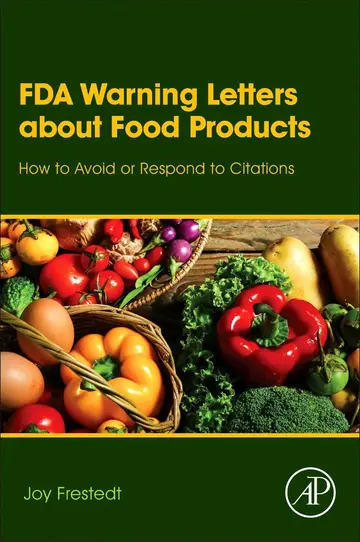 Cover of FDA Warning Letters About Food Products