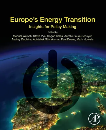 Cover of Europe’s Energy Transition