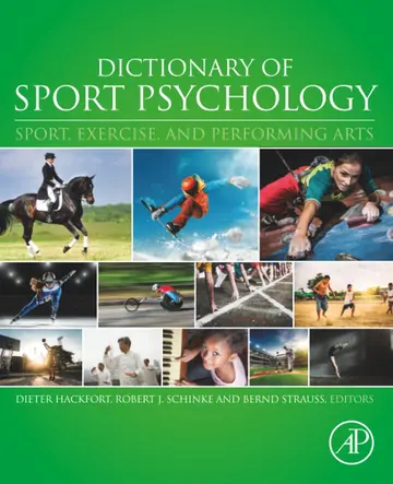 Cover of Dictionary of Sport Psychology