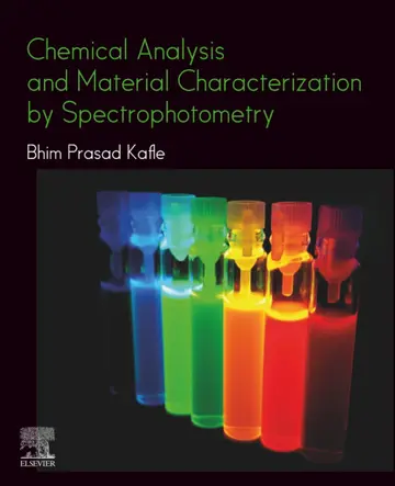 Cover of Chemical Analysis and Material Characterization by Spectrophotometry