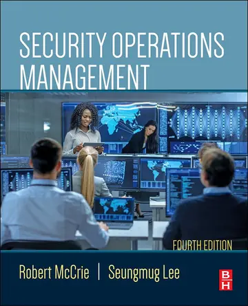 Cover of Security Operations Management; 4Th Edition