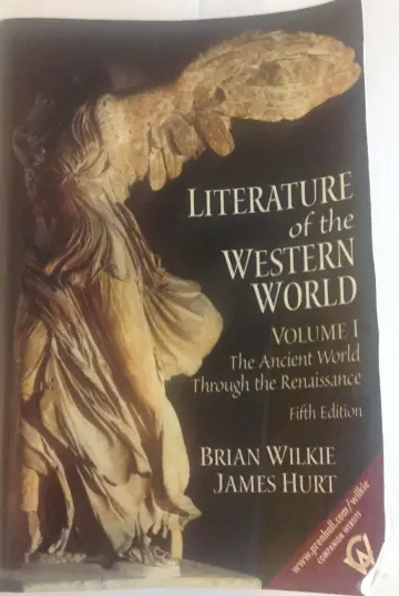 Cover of Literature of the Western World, Volume I