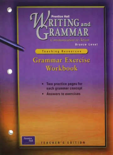 Cover of Writing and Grammar Communication in Action