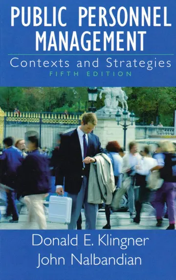 Cover of Public Personnel Management