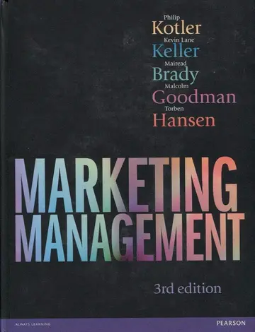 Cover of Marketing Management