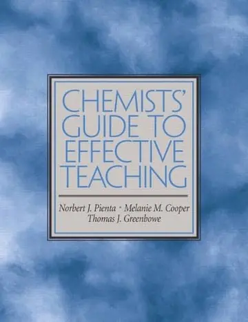 Cover of Chemists' Guide to Effective Teaching