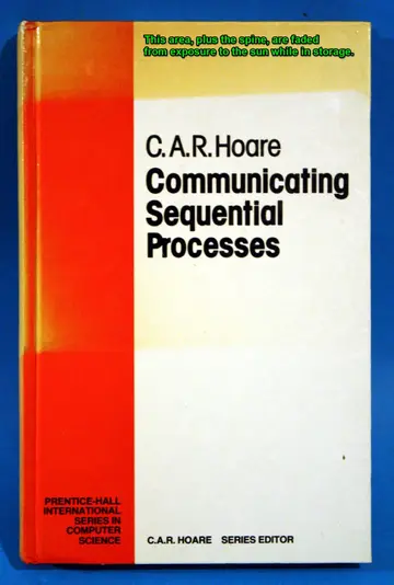 Cover of Communicating Sequential Processes