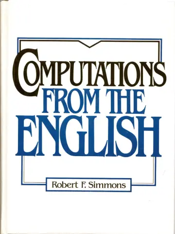 Cover of Computations from the English
