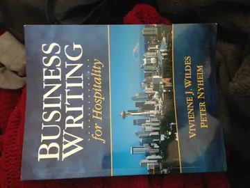 Cover of Business Writing for Hospitality